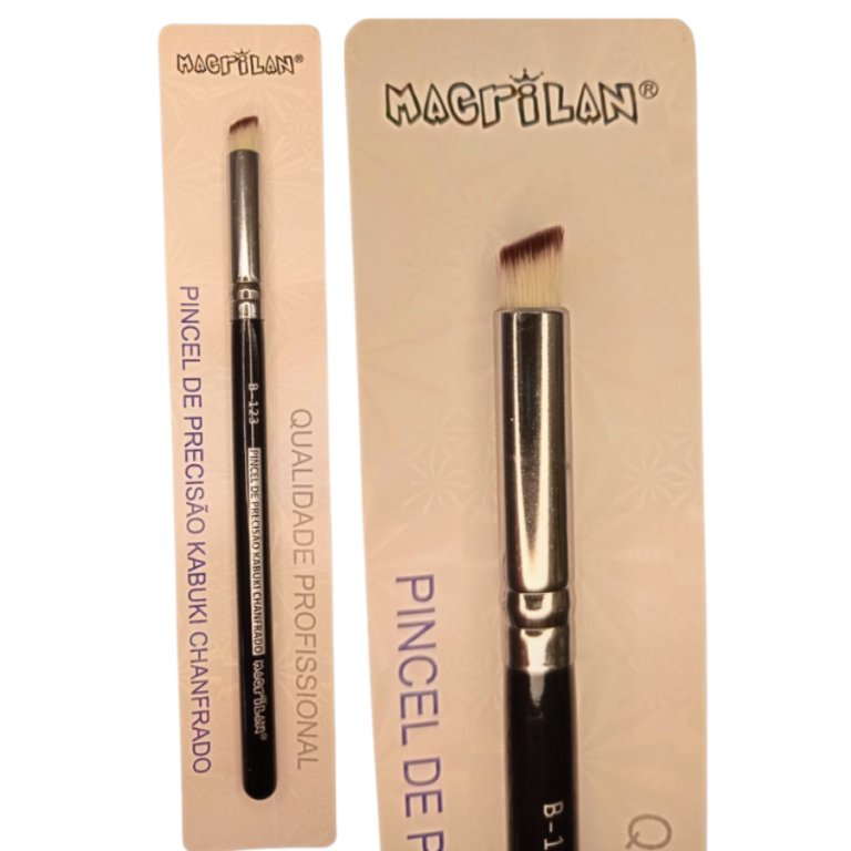 PINCEL DE PRECISÃO KABUKI CHANFRADO MACRILAN