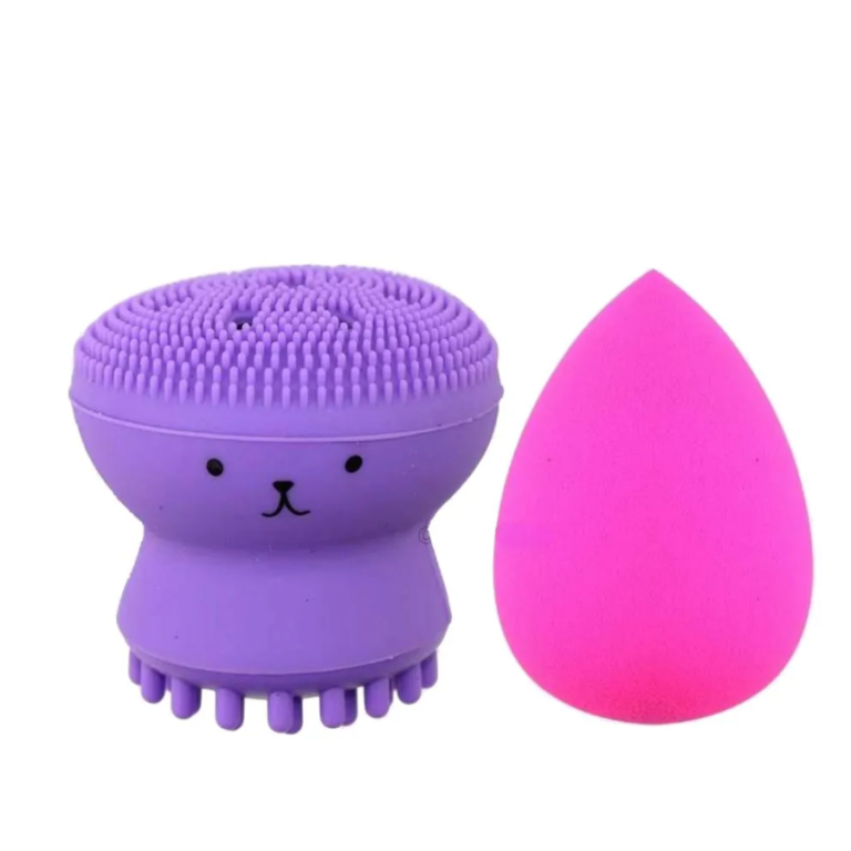 KIT CAIXA ESPONJA GOTA COM ESFOLIANTE POLVO