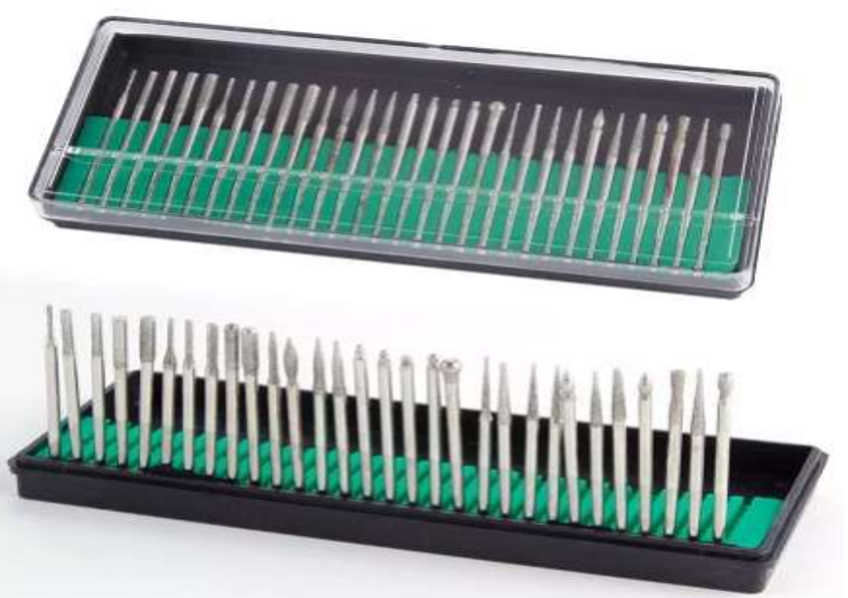 KIT DE BROCA DIAMANTADA COM 30 PEÇAS