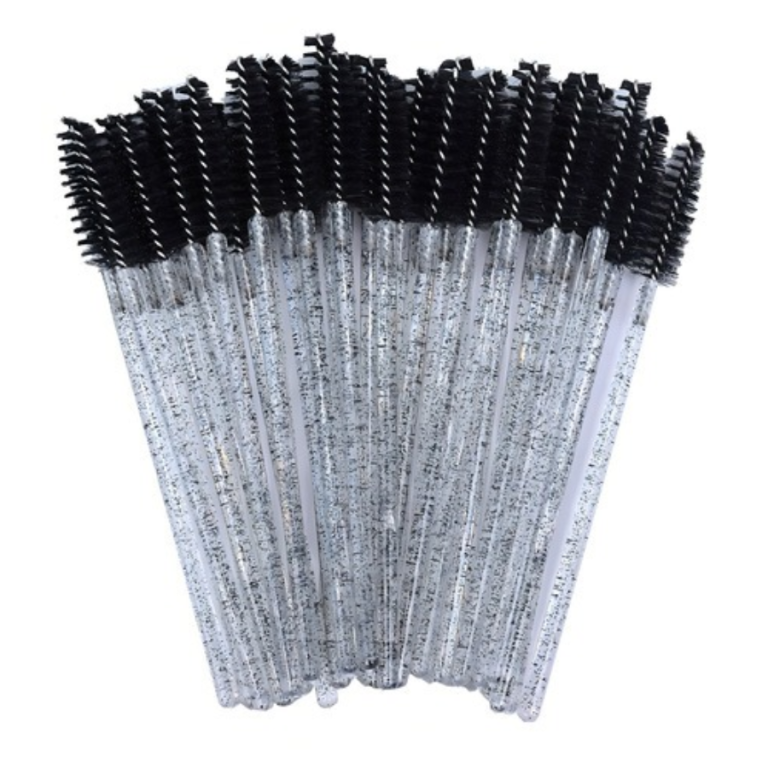 ESCOVINHAS DESCARTÁVEIS PARA CÍLIOS PACOTE COM 50 UN BOX COM 12 UN