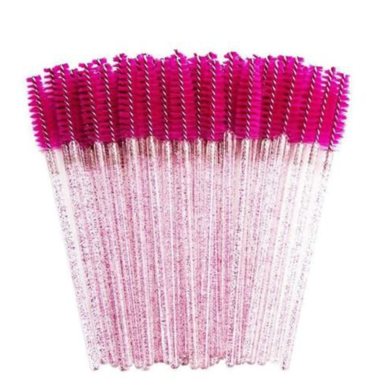 ESCOVINHAS DESCARTÁVEIS PARA CÍLIOS PACOTE COM 50 UN BOX COM 12 UN