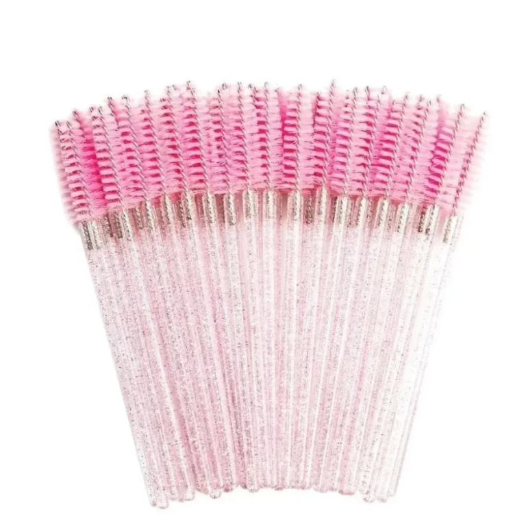 ESCOVINHAS DESCARTÁVEIS PARA CÍLIOS PACOTE COM 50 UN BOX COM 12 UN