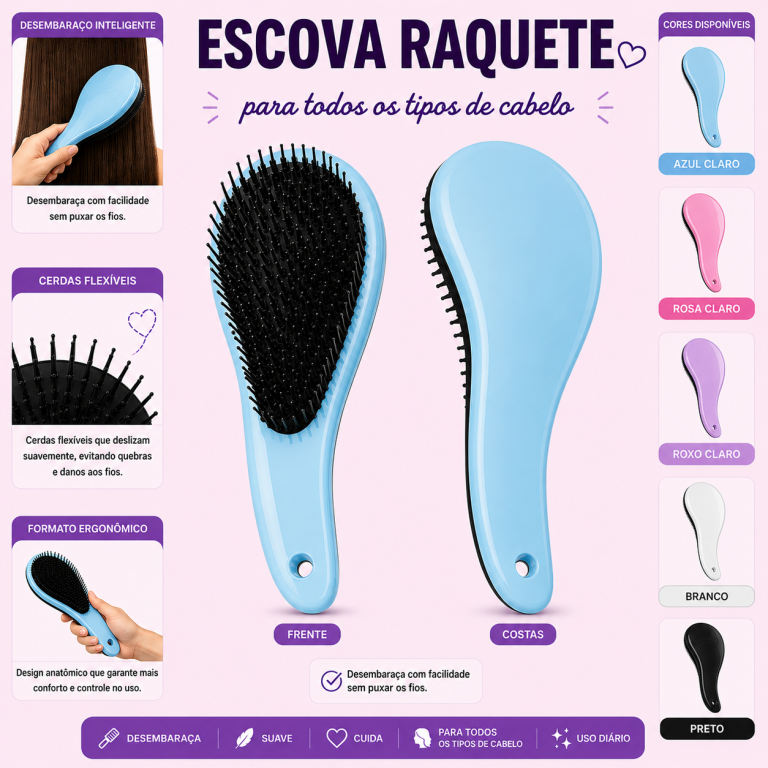 ESCOVA MÁGICA PARA DESEMBARAÇAR