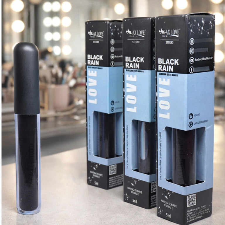 LIP GLOSS MÁGICO BLACK RAIN MAX LOVE BOX COM 32 UN