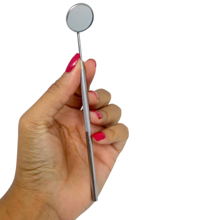 MINI ESPELHO DE METAL PARA EXTENSÃO DE CÍLIOS