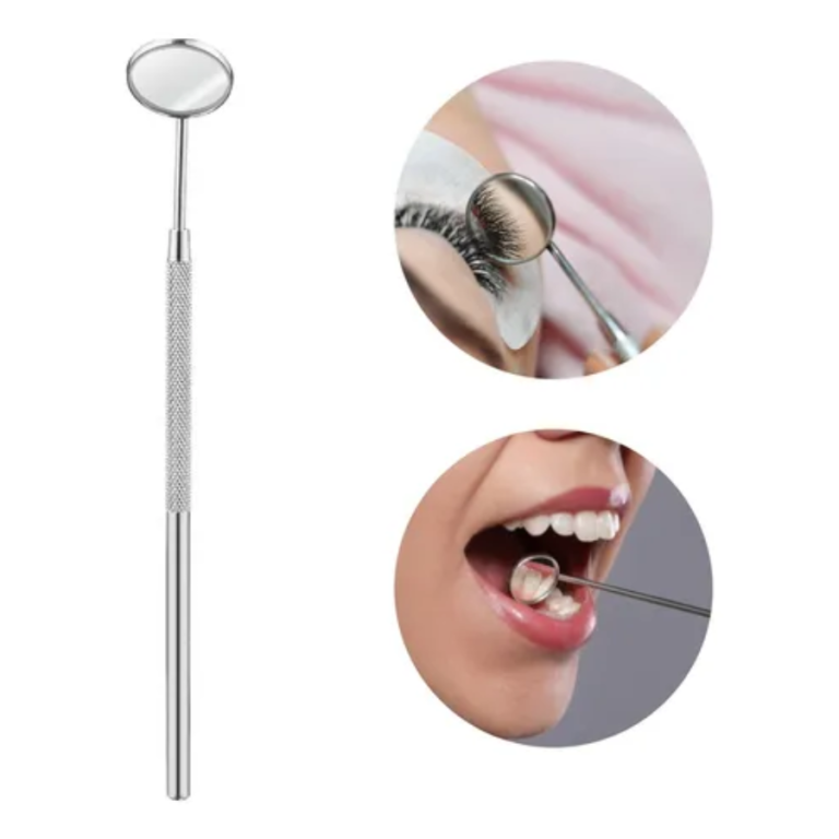 MINI ESPELHO DE METAL PARA EXTENSÃO DE CÍLIOS