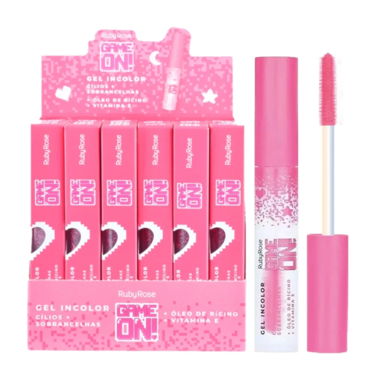 GEL PARA SOBRANCELHA E CILIOS INCOLOR GAME ON RUBY ROSE