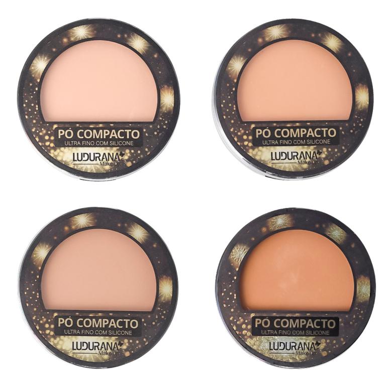 PÓ COMPACTO ULTRA FINO LUDURANA BOX COM 24 UN