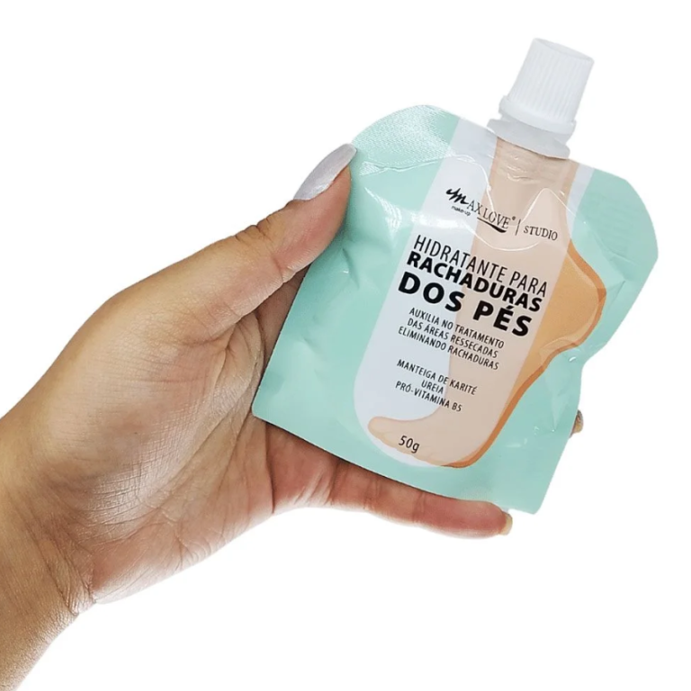 CREME HIDRATANTE POUCH PARA RACHADURAS DOS PÉS 50G MAX LOVE