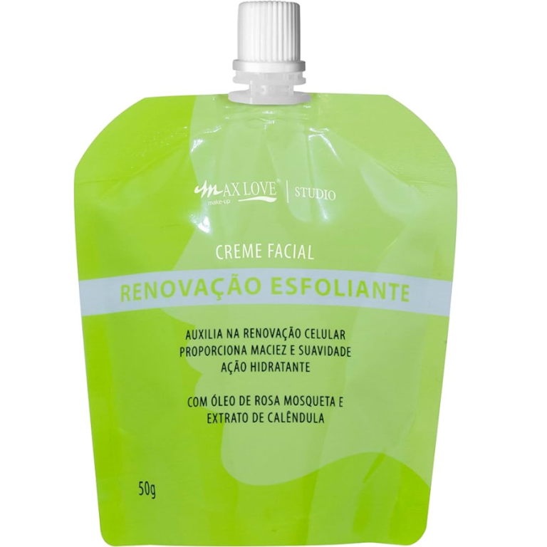 CREME FACIAL POUCH RENOVAÇÃO ESFOLIANTE 50G MAX LOVE