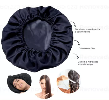 PACOTE TOUCA DE CETIM COM 12 UN