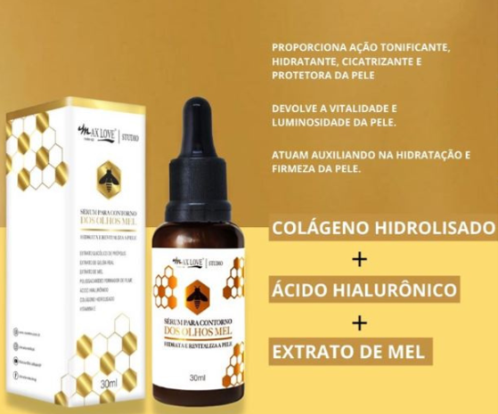 SÉRUM PARA CONTORNO DOS OLHOS MEL MAX LOVE BOX COM 24 UN