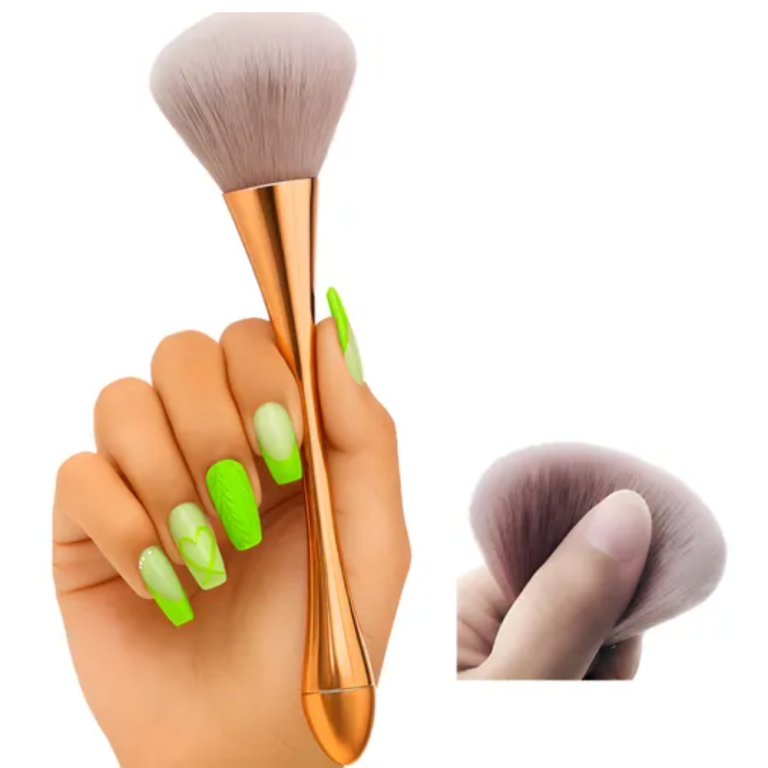 PINCEL ESPANADOR DE PÓ PARA UNHA E ROSTO BOX COM 12 UN