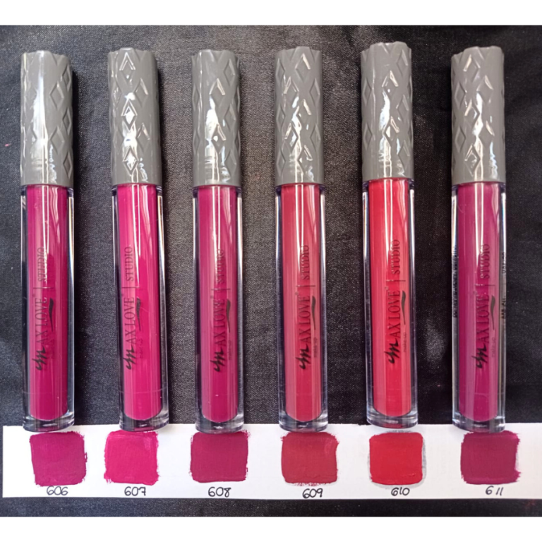 BATOM LÍQUIDO MATTE 30 HORAS MAX LOVE 606 AO 611 BOX COM 48 UN