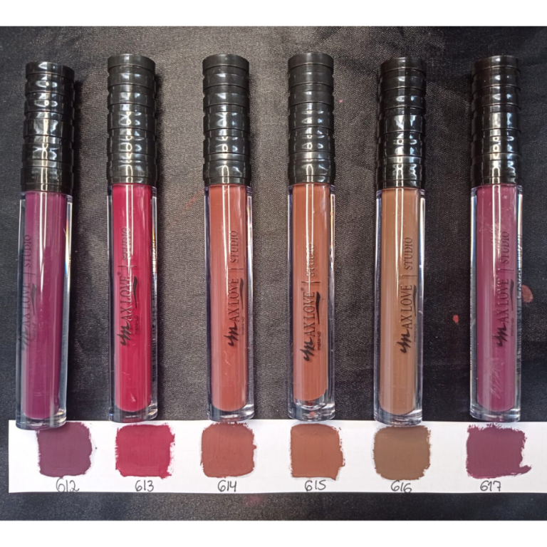 BATOM LÍQUIDO MATTE 30 HORAS MAX LOVE 612 AO 617 BOX COM 48 UN