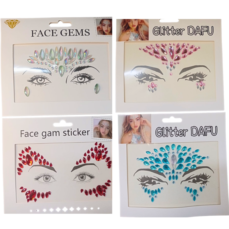 CARTELA ADESIVA PEDRARIA VARIADAS