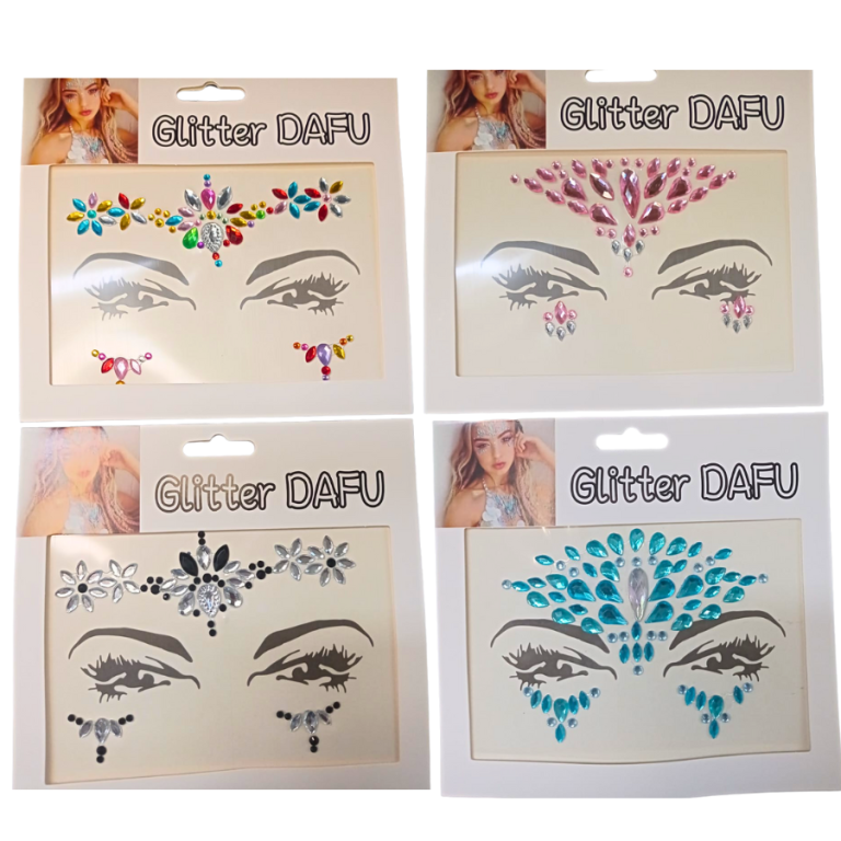 CARTELA ADESIVA PEDRARIA VARIADAS