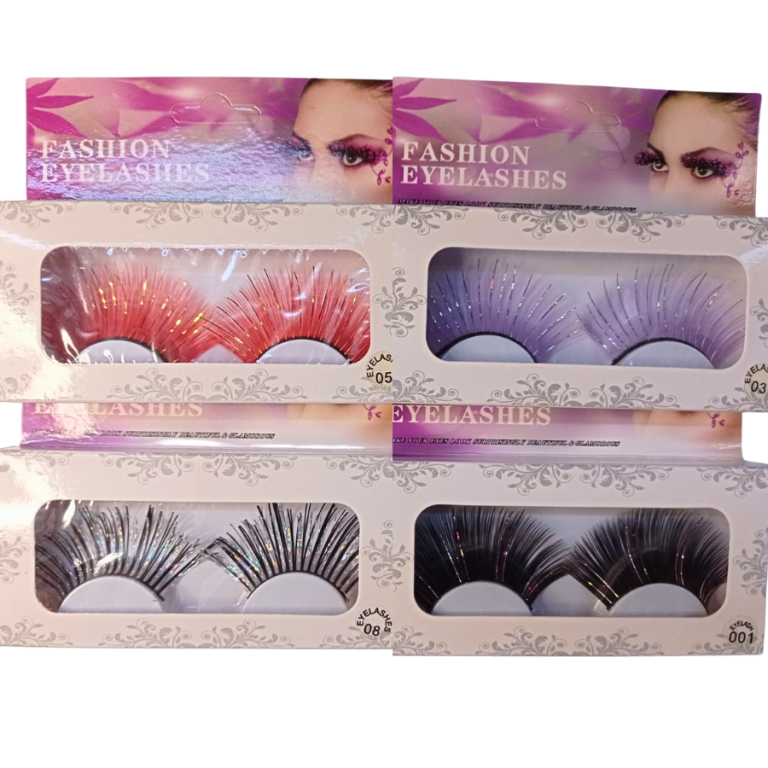 CÍLIOS COLORIDOS BOX COM 12 UN