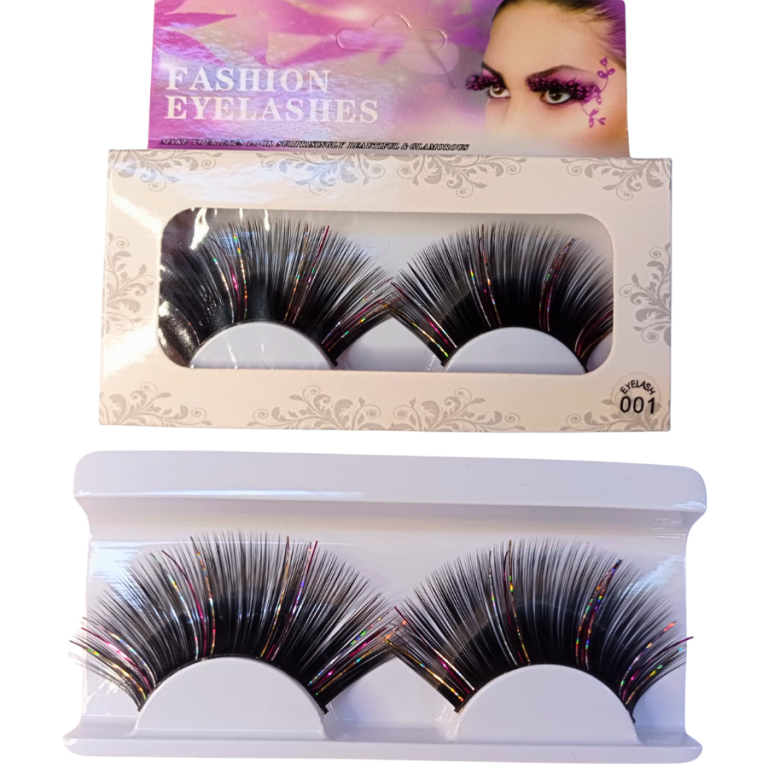 CÍLIOS COLORIDOS BOX COM 12 UN