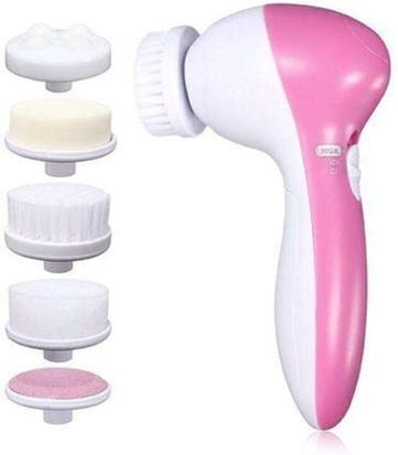 ESCOVA LIMPADORA E MASSAGEADORA FACIAL 5 PEÇAS
