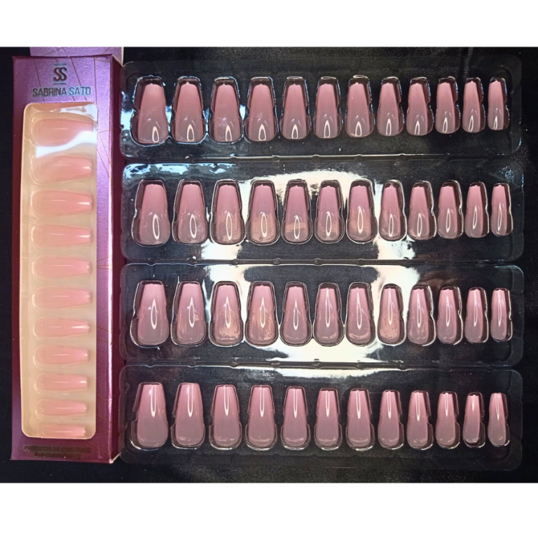 UNHA POSTIÇA RETA NUDE DEGRADÊ SABRINA SATO