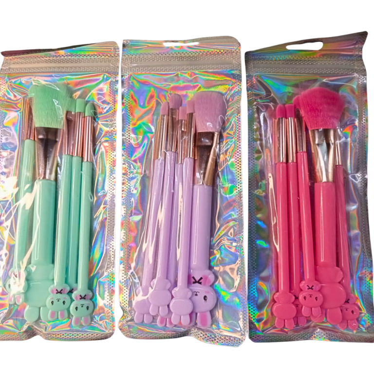 KIT PINCÉIS COELHO COM 5 PEÇAS