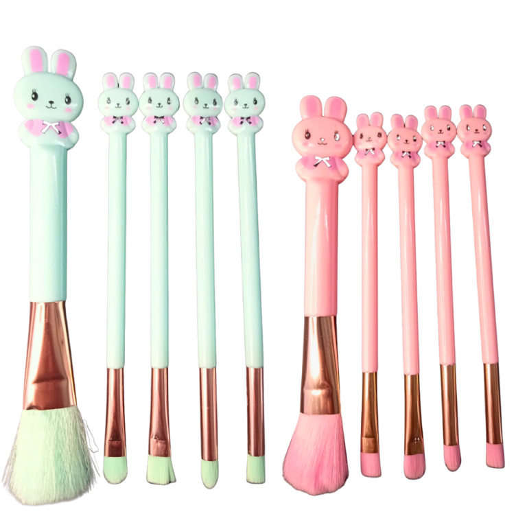 KIT PINCÉIS COELHO COM 5 PEÇAS