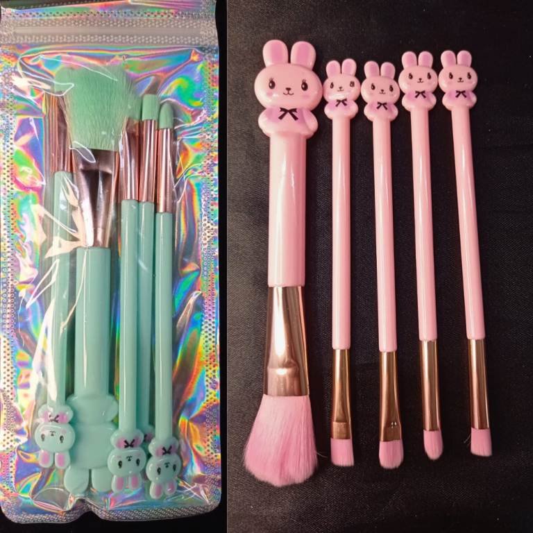 KIT PINCÉIS COELHO COM 5 PEÇAS
