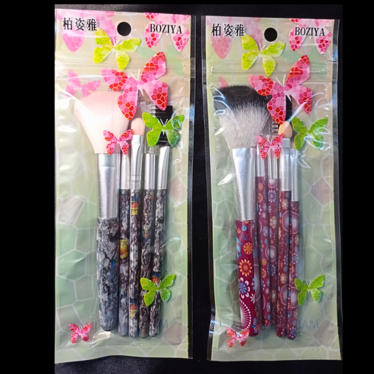 KIT PINCÉIS COM 5 PEÇAS BOZIYA ESTAMPADOS