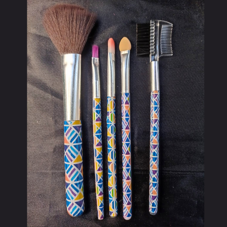 KIT PINCÉIS COM 5 PEÇAS BOZIYA ESTAMPADOS