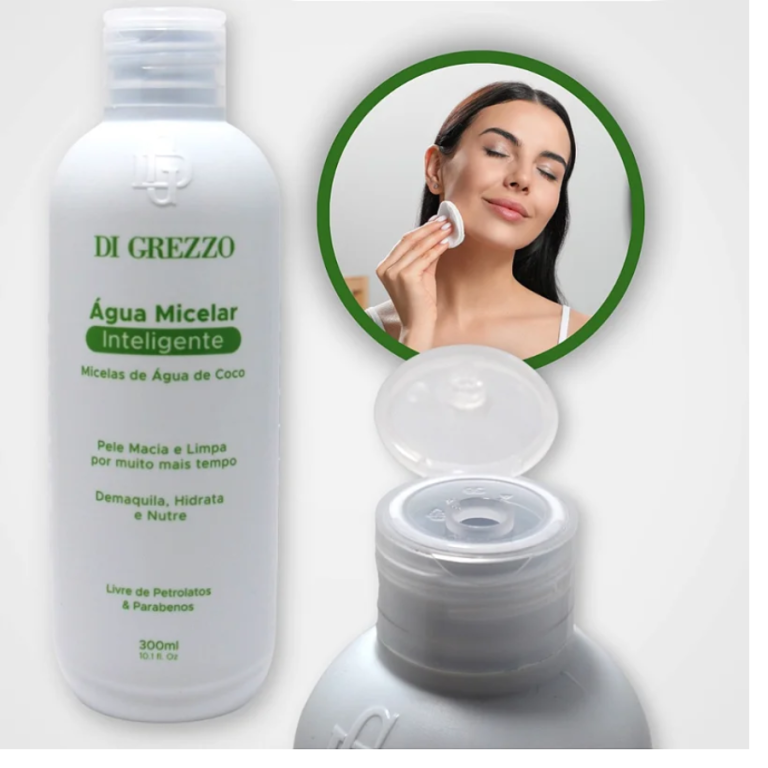 ÁGUA MICELAR INTELIGENTE MICELAS DE ÁGUA DE COCO DI GREZZO 300ML
