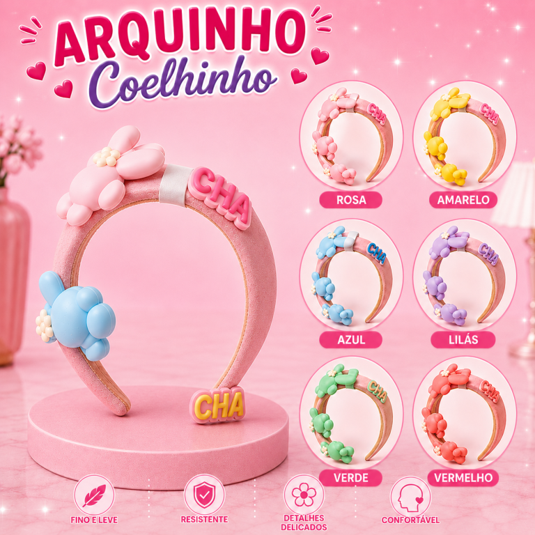 ARQUINHO LARGO DECORADO INFANTIL