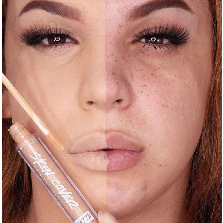 CORRETIVO LÍQUIDO SKIN COVER TONS MÉDIOS BELLA FEMME 4,5ML BOX COM 24 UN