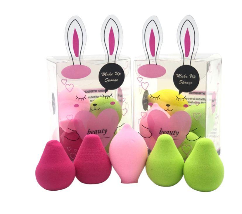 ESPONJAS MINI FRUTINHAS PARA MAQUIAGEM KIT COM 5 UN