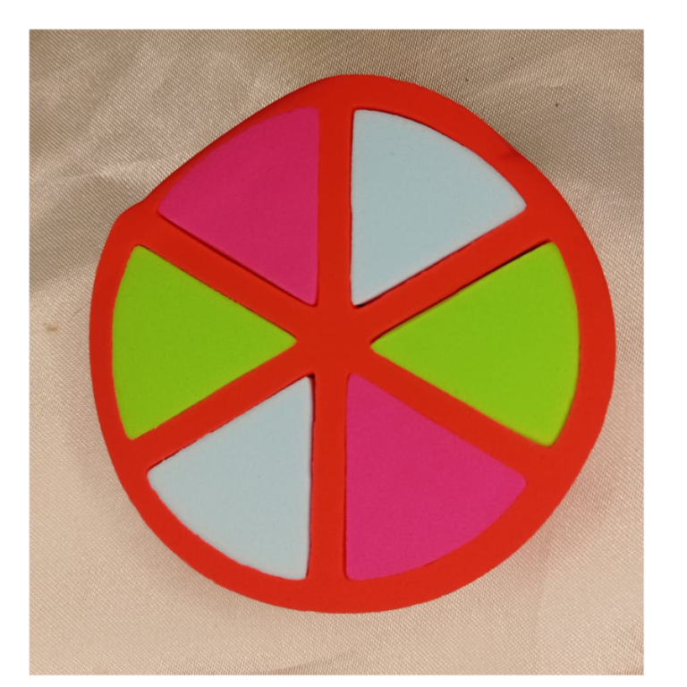 ESPONJA PIZZA COM 6 PEÇAS