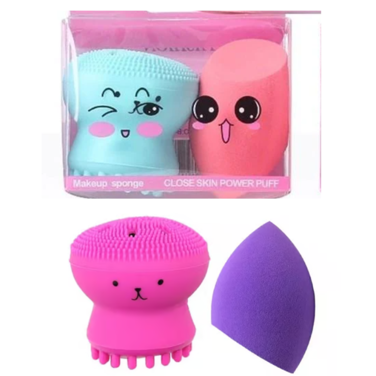 KIT CAIXA ESPONJA CORTE COM ESFOLIANTE POLVO