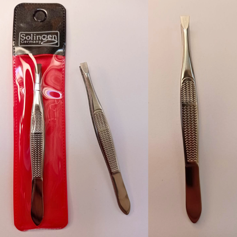PINÇA SOLINGEN PRATA PONTA RETA