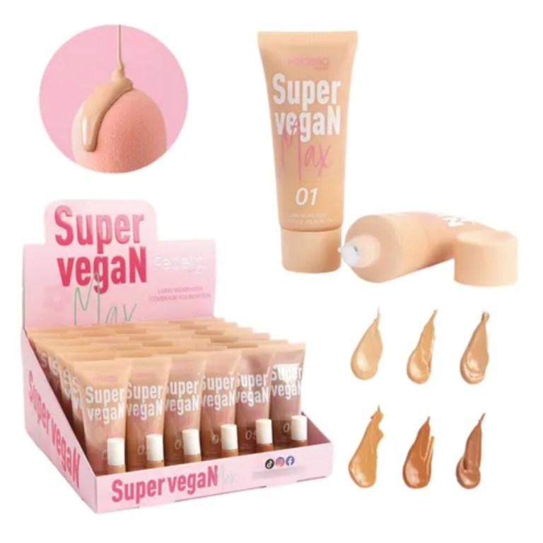 BASE LÍQUIDA VEGANA 45 ML FEBELLA BOX COM 36 UN