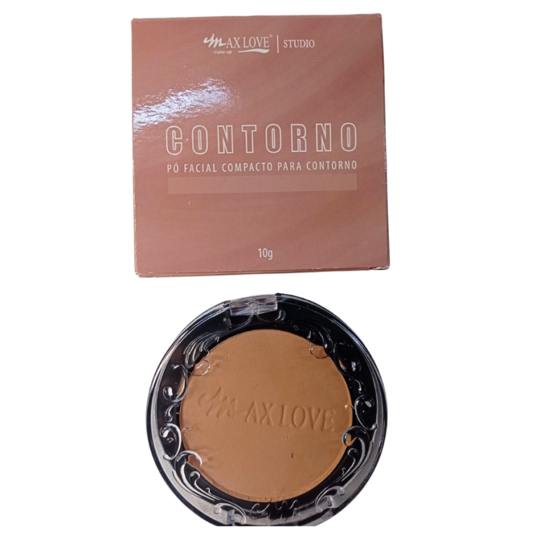 PÓ FACIAL CONTORNO COR 03 MAX LOVE BOX COM 24 UN