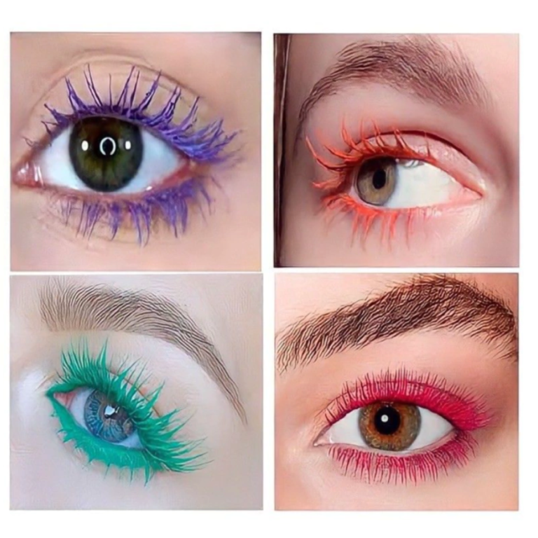 MÁSCARA DE CÍLIOS COLORIDA 8 CORES 2ML VIVAI BOX COM 48 UN