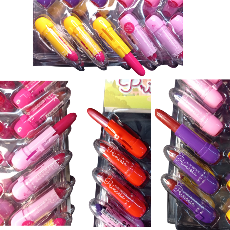 CARTELA BATOM MINI PRINCESA VIVAI COM 36 UN