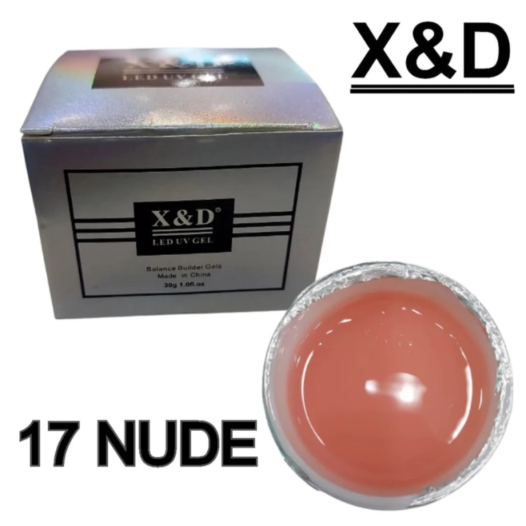 GEL DE UNHA X&D NUDE 17 30G