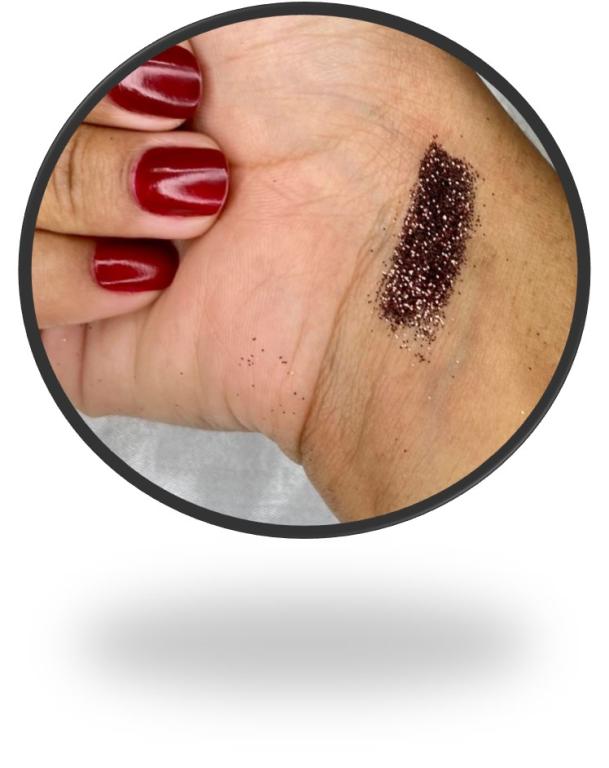 GLITTER MARROM LUDURANA