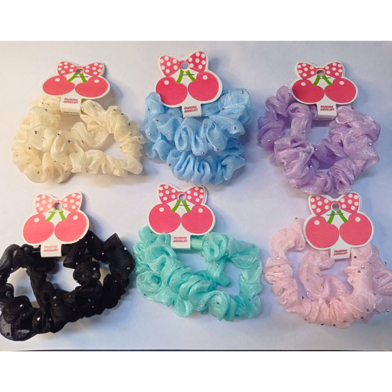 BUCHINHA COM STRASS KIT COM 2UN 6 CM