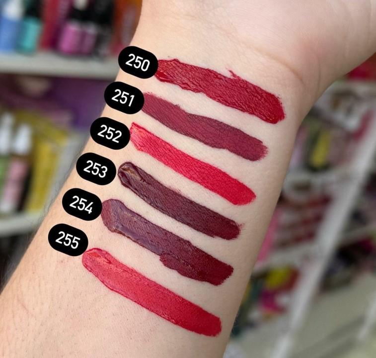 BATOM LÍQUIDO MATTE 48 HORAS 250 AO 255 MAX LOVE BOX COM 48 UN