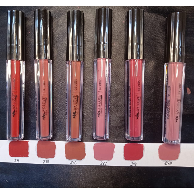 BATOM LÍQUIDO MATTE 48 HORAS 274 AO 279 MAX LOVE BOX COM 48 UN