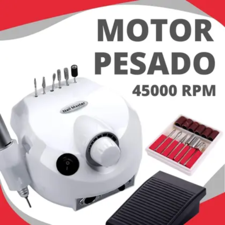 LIXA ELÉTRICA PROFISSIONAL PORQUINHO NAIL DRILL 45000 RMP