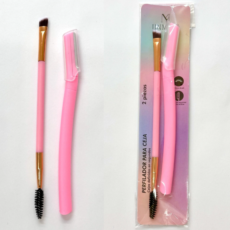 KIT PINCEL DUPLO MAIS NAVALHA PARA SOBRANCELHA