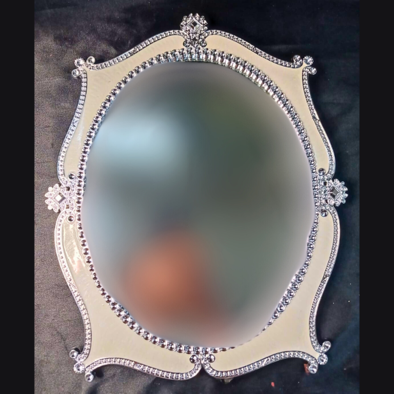 ESPELHO GRANDE MESA FORMATO OVAL 24,5 X 30 CM