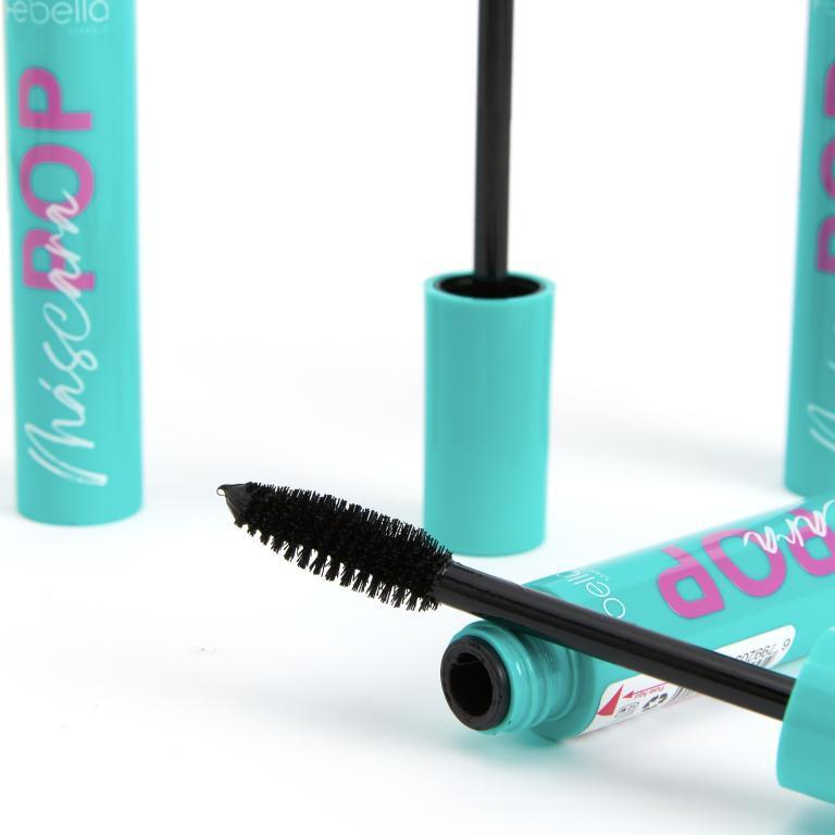 MÁSCARA DE CÍLIOS POP SEPARADOS E DEFINIDOS 12ML FEBELLA BOX VERDE COM 12 UN